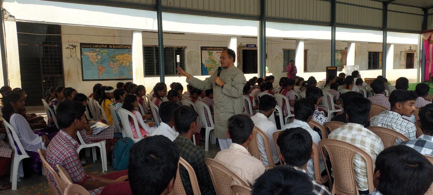 Motivation and badging ceremony at school